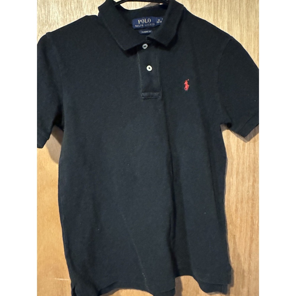 Polo Ralph Laure Kids 10 Black Polo (V)